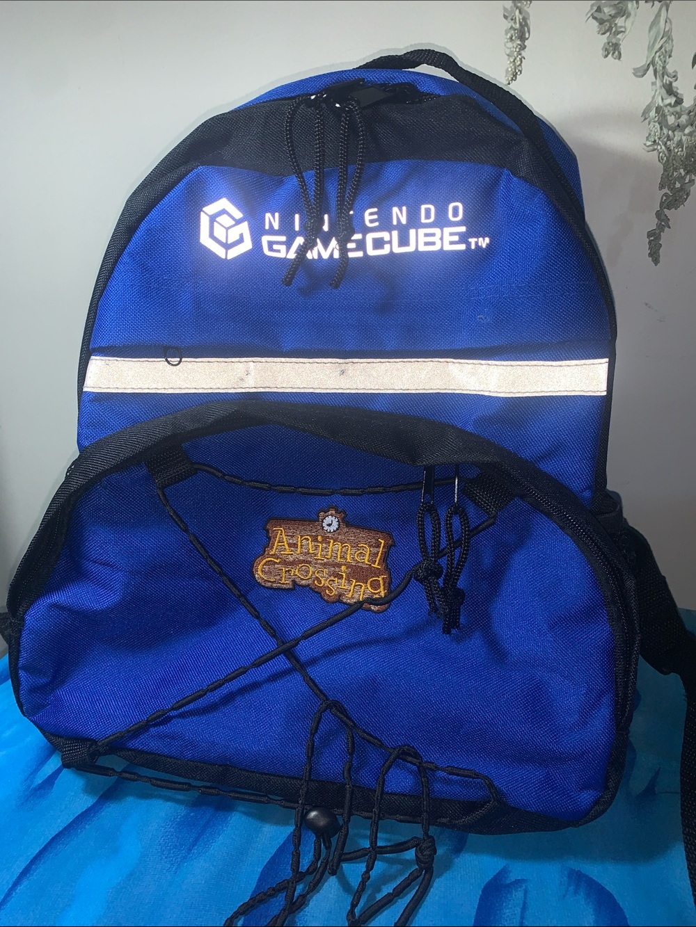 Nintendo GameCube x Animal Crossing Blue Backpack